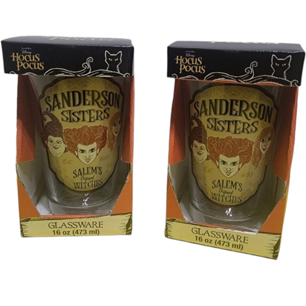 Disney Hocus-pocus Set  Glassware